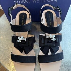Stuart Weitzman Black Women's Sandals